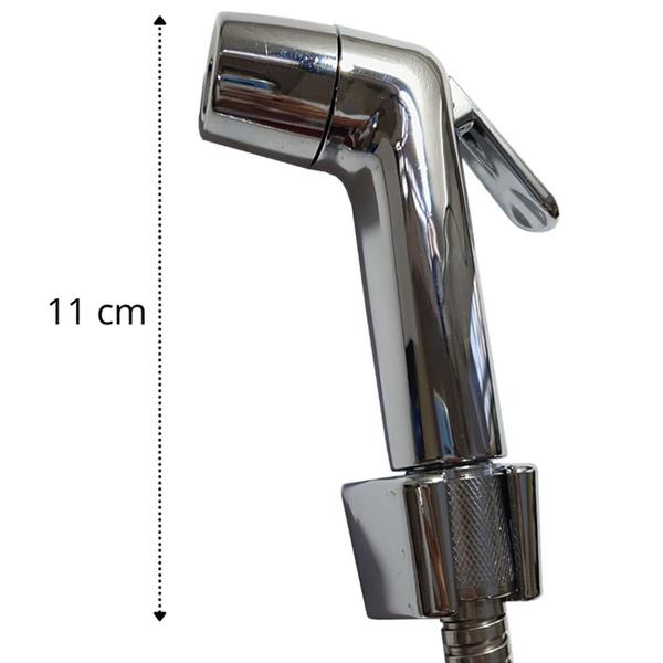 Chuveirinho Luxo Metal e Plastico Cromado Fácil Instalar - Ducha Imagem de Chuveirinho Luxo Metal e Plastico Cromado Fácil Instalar