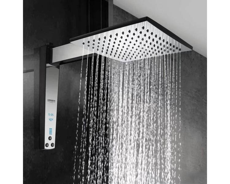 Imagem de Chuveiro Acqua Century Digital Preto Cromado 127V Lorenzetti