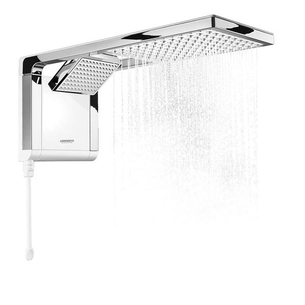 Imagem de Chuveiro Acqua Duo 220v 7800w Branco e Cromado Lorenzetti Mod. 7510101