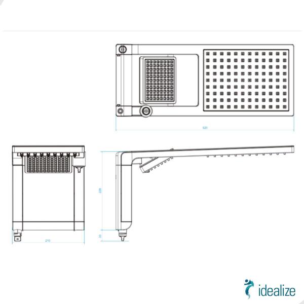 Imagem de Chuveiro Acqua Duo Preto Cromado 127v 5500w Lorenzetti