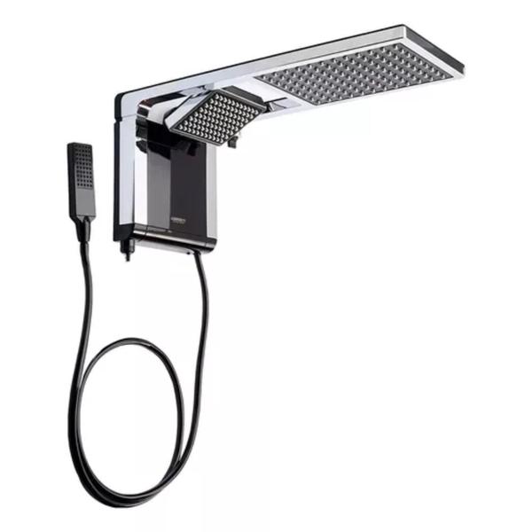 Imagem de Chuveiro Acqua Duo Preto e Cromado 127V/5500W LORENZETTI