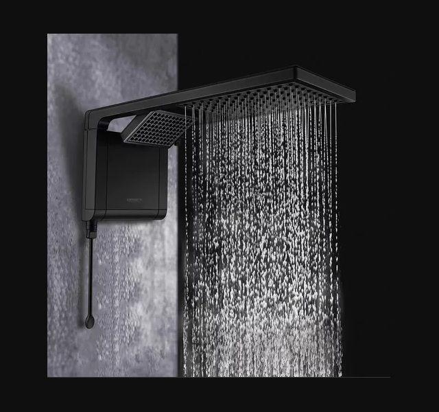 Imagem de Chuveiro Acqua Duo Ultra Preto Fosco 7800w 220v Lorenzetti