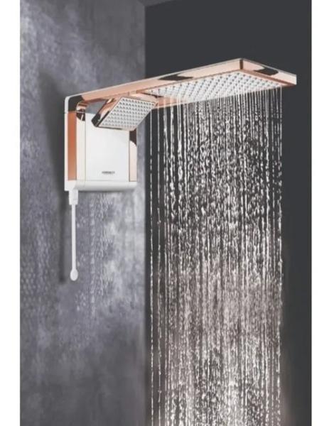 Imagem de Chuveiro Acqua Duo Ultra Rose Gold Lorenzetti 220v 7800w