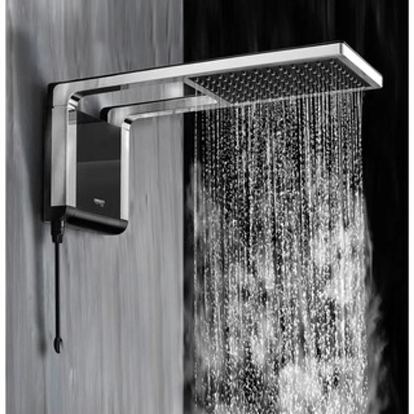 Imagem de Chuveiro Acqua Storm Ultra Black Cromado 220v - Lorenzetti 4505