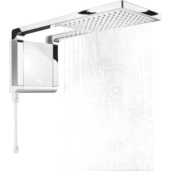 Imagem de Chuveiro Acqua Storm Ultra Branco e Cromado 5500W 12v Lorenzetti