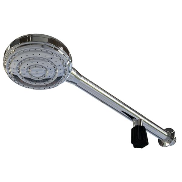 Chuveiro Água Fria 4" Polegadas Com Registro De Bitola 1/2" Cromado Durín Imagem de Chuveiro Água Fria 4" Polegadas Com Registro De Bitola 1/2" Cromado Durín