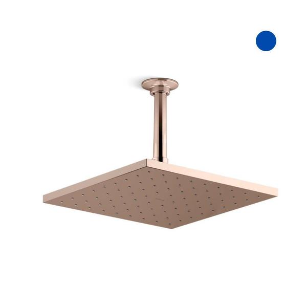 Imagem de Chuveiro Chuveiro Quadrado de Teto Katalyst mm Kohler - Rose Gold