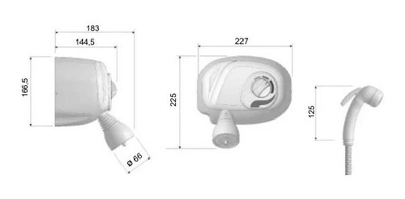 Imagem de Chuveiro Com Pressurizador - Branco - 7800 W - 220V