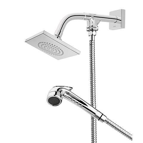 Chuveiro de Parede Bellar com Desviador Cromado - Docol 00669806 Imagem de Chuveiro de Parede Bellar com Desviador Cromado - Docol 00669806
