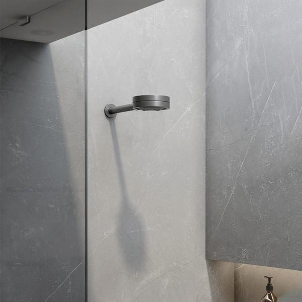 Imagem de Chuveiro De Parede Novo Technoshower Grafite Escovado Docol