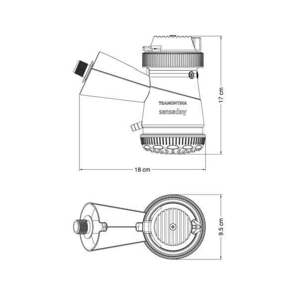 Imagem de Chuveiro Ducha 4400W 220V Branco Tramontina Senseday