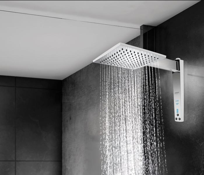 Imagem de Chuveiro Ducha Acqua Century Digital Lorenzetti Branco Com Cromado 220v 6800w