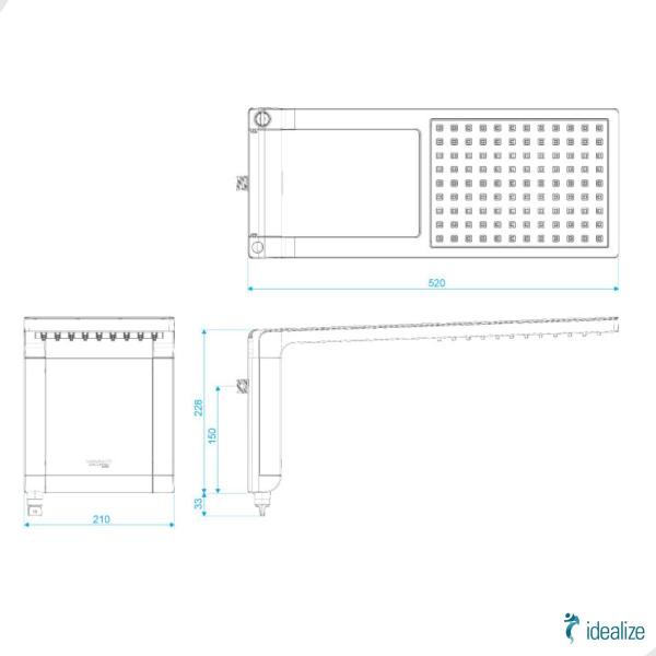 Imagem de Chuveiro Ducha Acqua Storm Ultra Branco c/ Cromado 127v 5500w Lorenzetti