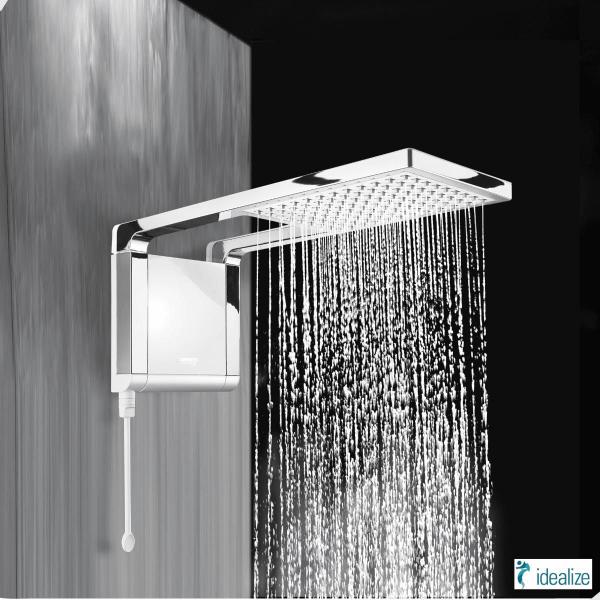 Imagem de Chuveiro Ducha Acqua Storm Ultra Branco c/ Cromado 220v 7800w Lorenzetti