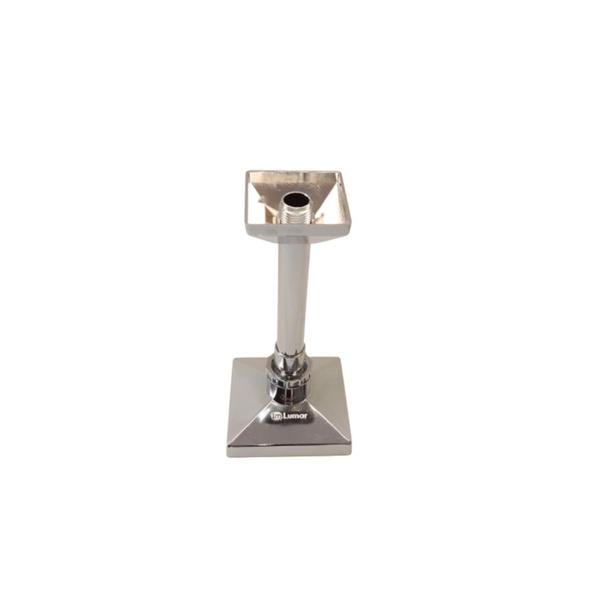 Chuveiro Ducha Cascata Quadrada Articulada Teto Abs Cromado 4 Polegadas Area De Lazer Piscina Sauna - Lumar Plasticos Imagem de Chuveiro Ducha Cascata Quadrada Articulada Teto Abs Cromado 4 Polegadas Area De Lazer Piscina Sauna