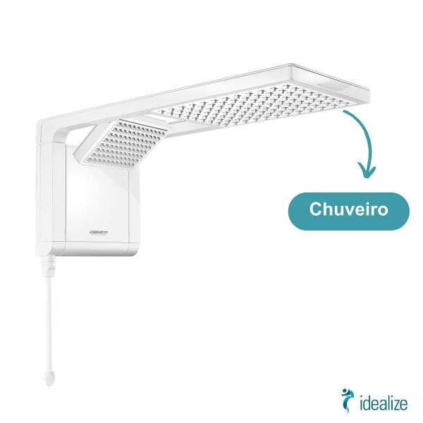 Imagem de Chuveiro Ducha Elétrico Acqua Duo Ultra Branco 127v 5500w Lorenzetti