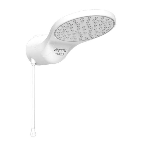 Chuveiro Ducha Eletrônica Moment Zagonel 220vx7500w Branco Imagem de Chuveiro Ducha Eletrônica Moment Zagonel 220vx7500w Branco