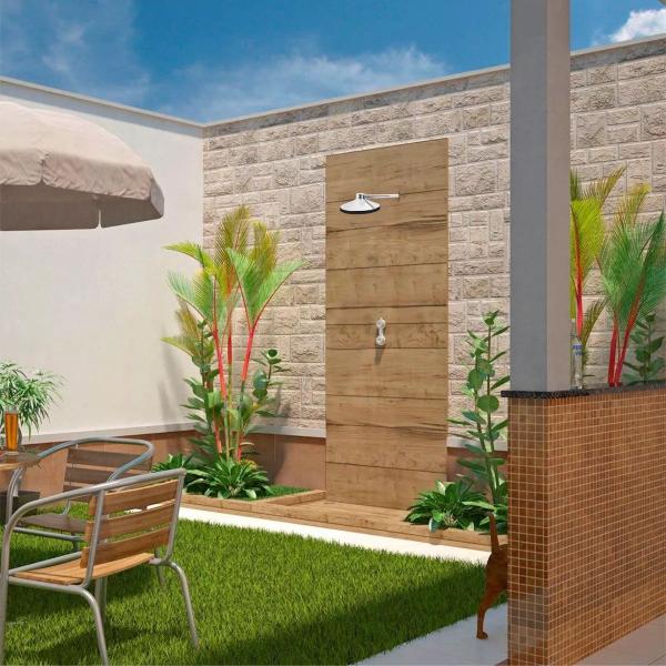 Chuveiro Ducha Fria Redondo 9cm Cromado Para Piscina Jardim Quintal + Fita Veda Rosca Teflon 12mm x 5m - Valeplast Imagem de Chuveiro Ducha Fria Redondo 9cm Cromado Para Piscina Jardim Quintal + Fita Veda Rosca Teflon 12mm x 5m