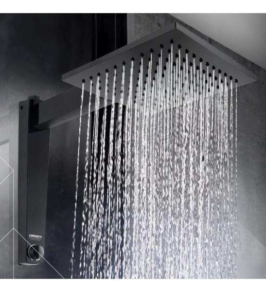 Imagem de Chuveiro Ducha Lorenzetti Acqua Century Preto 7500W 220V