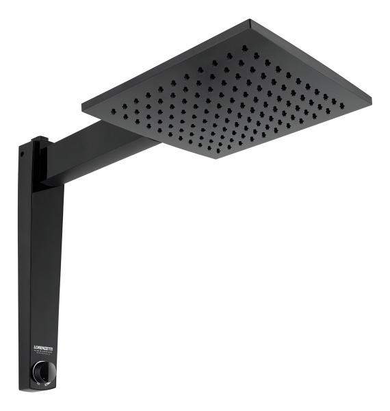 Chuveiro Ducha Lorenzetti Acqua Century Preto Eletrônico 7500W 220V