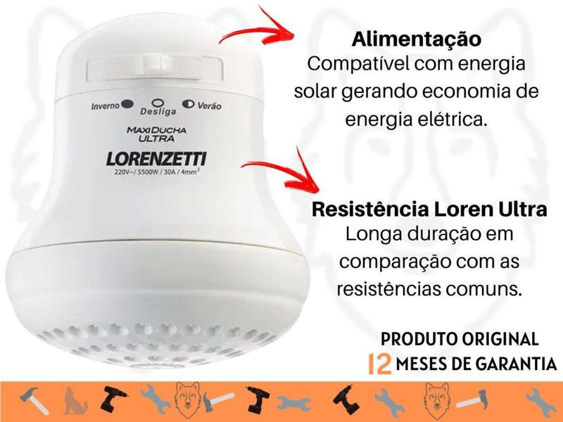 Imagem de Chuveiro Ducha Lorenzetti Maxi Ducha Ultra 5500w