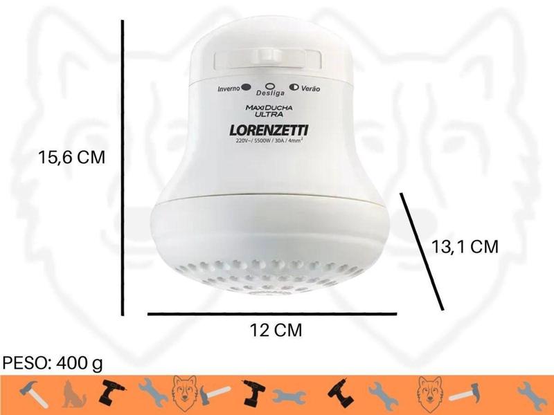 Imagem de Chuveiro Ducha Lorenzetti Maxi Ducha Ultra 5500w