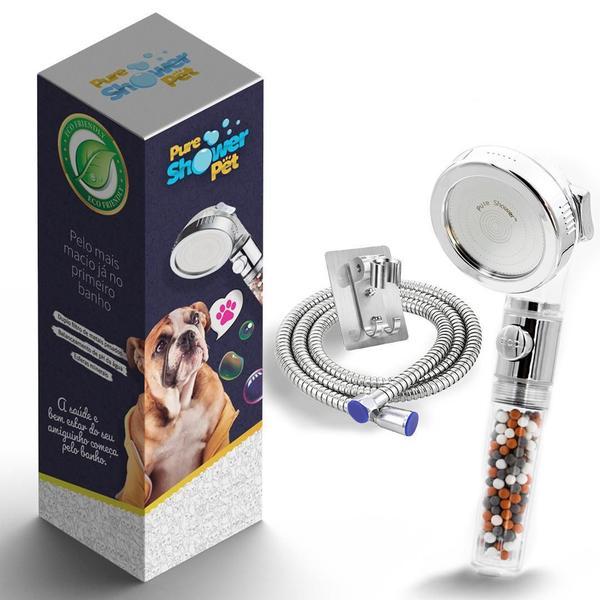 Imagem de Chuveiro Ducha Petshop Para Banho Pure Shower Pet Completo