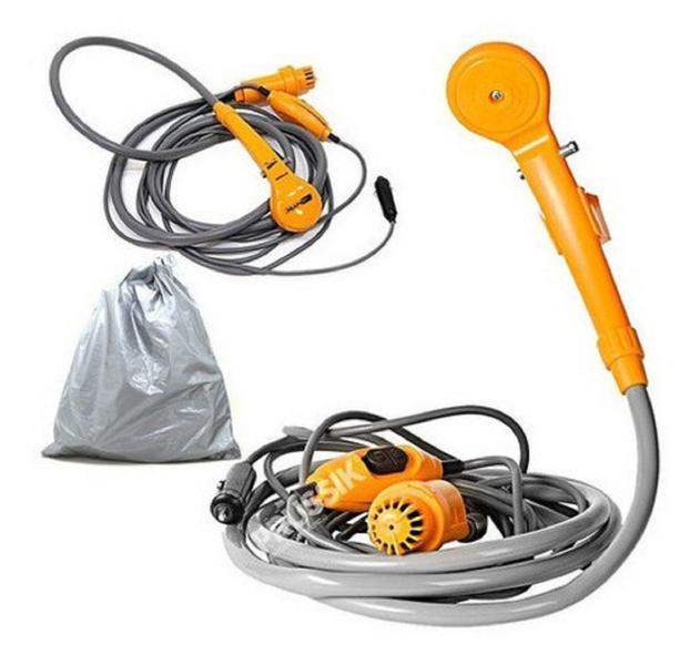Chuveiro Ducha Portátil Nautika Camping Praia Carro 12v 8l Imagem de Chuveiro Ducha Portátil Nautika Camping Praia Carro 12v 8l