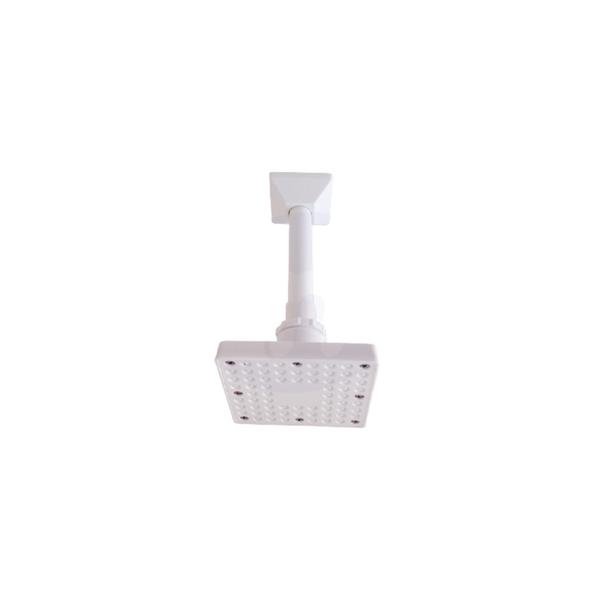 Chuveiro Ducha Quadrada Articulada Para Teto Abs Branco de 4 Polegadas - Lumar Plasticos Imagem de Chuveiro Ducha Quadrada Articulada Para Teto Abs Branco de 4 Polegadas - Lumar Plasticos