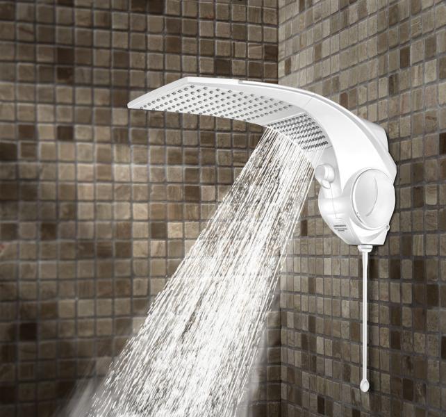 Imagem de Chuveiro Duo Shower Quadra Eletrônico Com Ducha 220V 7500W Branco