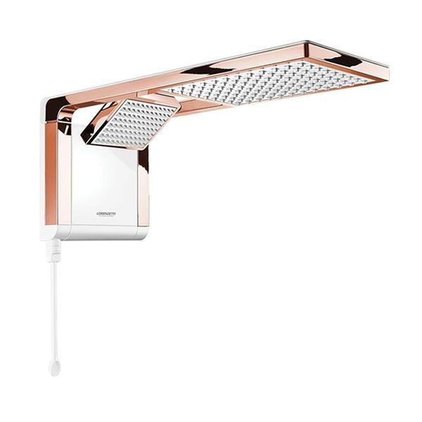 Imagem de Chuveiro E Ducha Acqua Duo Ultra Branco Rose Gold Lorenzetti