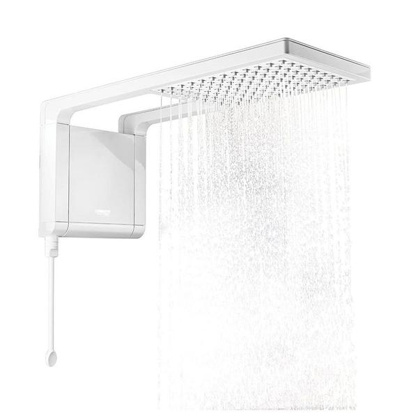 Imagem de Chuveiro E Ducha Economico e Grande White Acqua Storm Ultra 220v 7800w