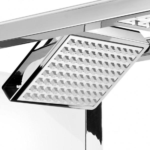 Chuveiro E Ducha Eletronico Moderno Luxo White Cromado Acqua Duo Ultra 127v 5500w - Lorenzetti Imagem de Chuveiro E Ducha Eletronico Moderno Luxo White Cromado Acqua Duo Ultra 127v 5500w
