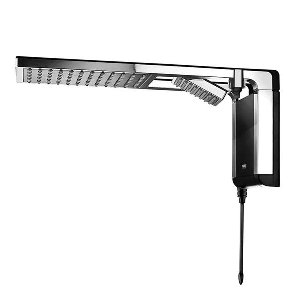 Chuveiro Elétrico E Ducha Acqua Duo Ultra Preto Inox 220v 7800w - Lorenzetti Imagem de Chuveiro Elétrico E Ducha Acqua Duo Ultra Preto Inox 220v 7800w