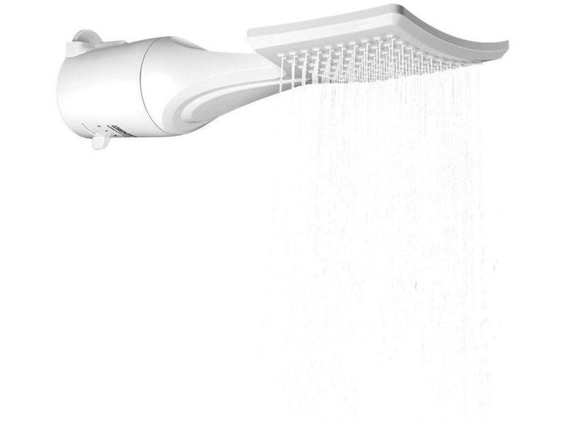 Chuveiro Elétrico Lorenzetti 220V 7500W - 4 Temperaturas Branco Multitemperaturas Imagem de Chuveiro Elétrico Lorenzetti 220V 7500W - 4 Temperaturas Branco Multitemperaturas