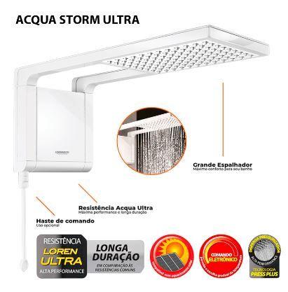 Imagem de Chuveiro Eletrico Lorenzetti Acqua Ultra Storm BR 5500W 127V