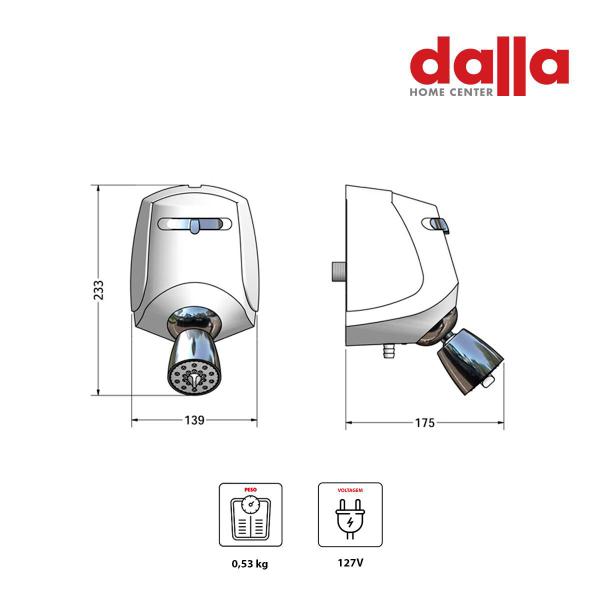 Imagem de Chuveiro Elétrico Lorenzetti Relax 127v 5500w Branco