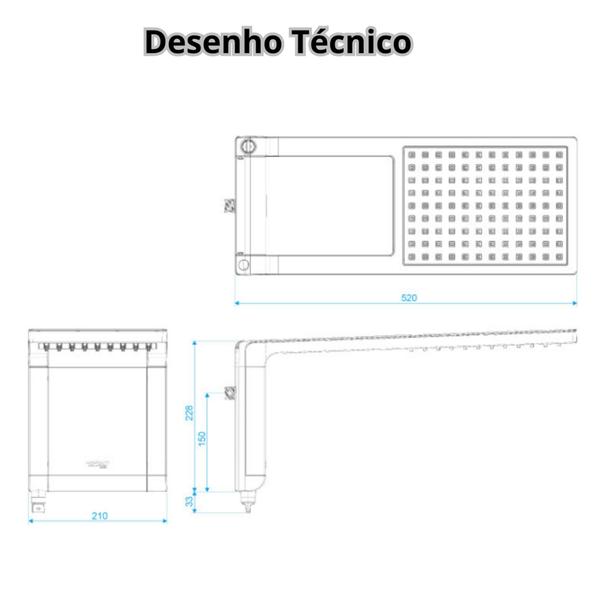 Imagem de Chuveiro Elétrico Moderno de Parede Preto com Preto Acqua Ultra Storm Lorenzetti