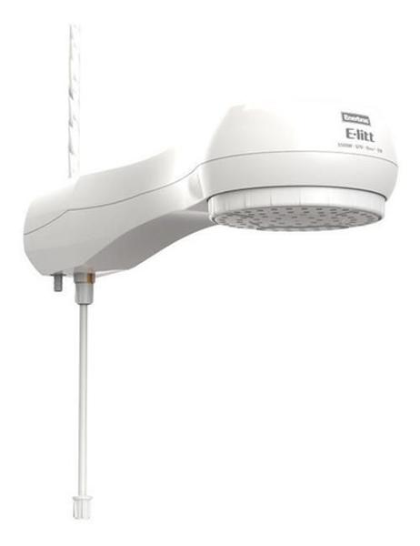 Chuveiro Eletrônico E-Litt Branco 7500W 220V Enerbras Imagem de Chuveiro Eletrônico E-Litt Branco 7500W 220V Enerbras