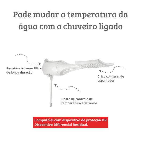 Imagem de Chuveiro Eletronico Mude A Temperatura Com Chuveiro Ligado