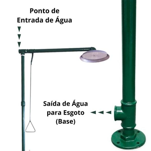 Imagem de Chuveiro Lava-olhos De Emergência Segurança