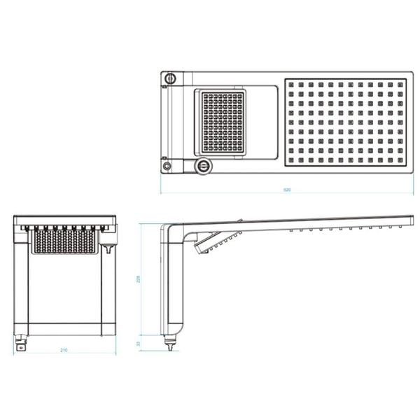 Imagem de Chuveiro Lorenzetti Acqua Duo Branco 6800W, 220V