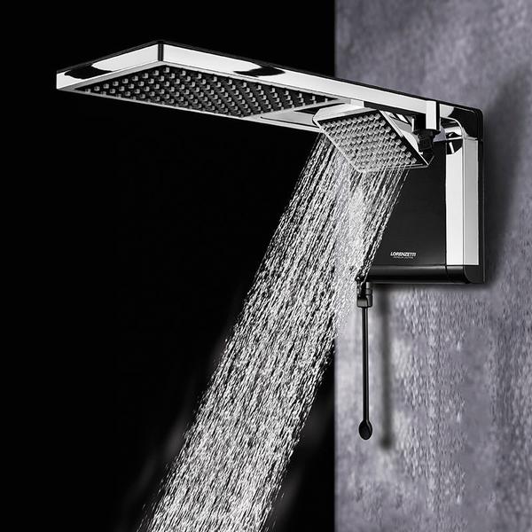 Imagem de Chuveiro Lorenzetti Acqua Duo Ultra 7800W Preto E Prata 220V