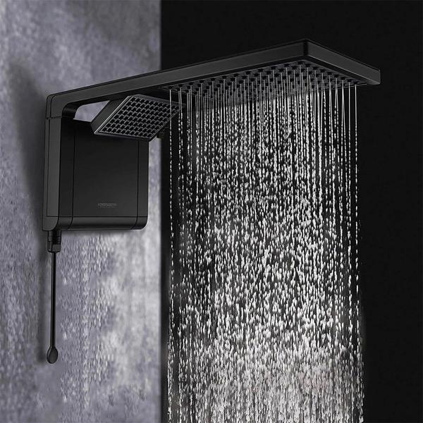 Imagem de Chuveiro Lorenzetti Acqua Duo Ultra Preto Fosco 127v 5500w