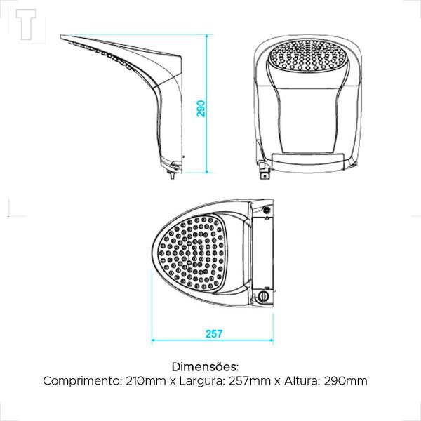 Chuveiro lorenzetti acqua jet ultra branco/cromado 127v 5500w Imagem de Chuveiro lorenzetti acqua jet ultra branco/cromado 127v 5500w