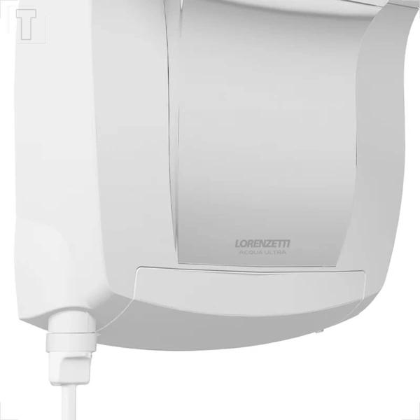 Chuveiro lorenzetti acqua jet ultra branco/cromado 127v 5500w Imagem de Chuveiro lorenzetti acqua jet ultra branco/cromado 127v 5500w