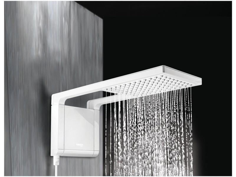 Chuveiro Lorenzetti Acqua Storm Ultra 5500W - Branco Temperatura Gradual Imagem de Chuveiro Lorenzetti Acqua Storm Ultra 5500W - Branco Temperatura Gradual