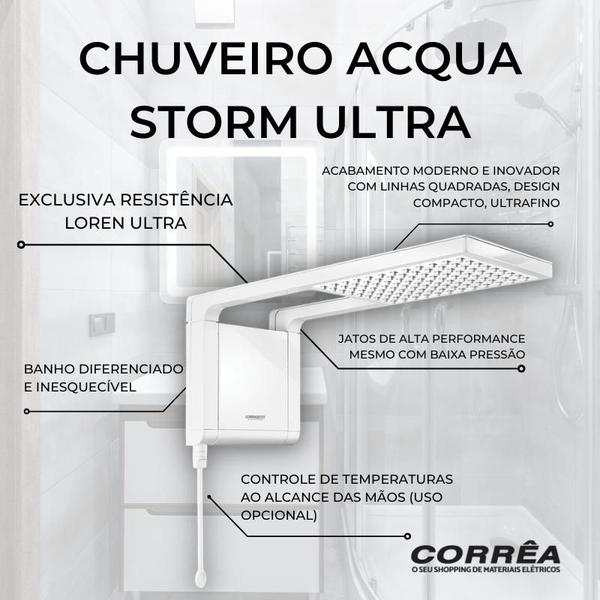 Imagem de Chuveiro Lorenzetti Acqua Storm Ultra 7800W Branco