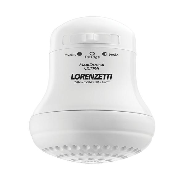 Imagem de Chuveiro Lorenzetti Maxi Ducha 3T Branca 220V 5500W