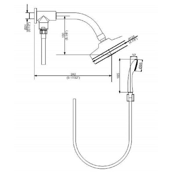 Imagem de Chuveiro Perflex 1990 Acqua Comfort Ducha Manual 12305910